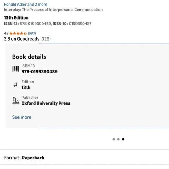 Interplay The Process of Interpersonal Communication Thirteenth Edition Book - Picture 13 of 13